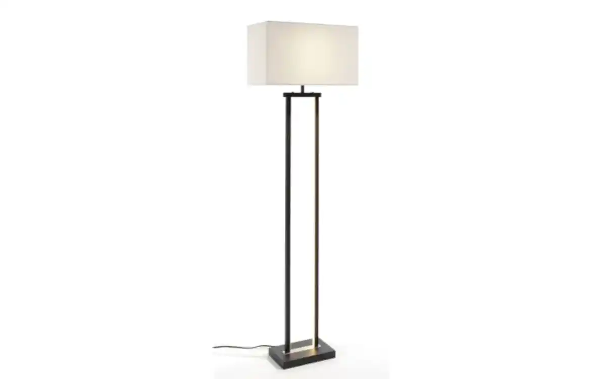 Bild 1 von LED-Standleuchte Domo, schwarz/weiß, 150 cm