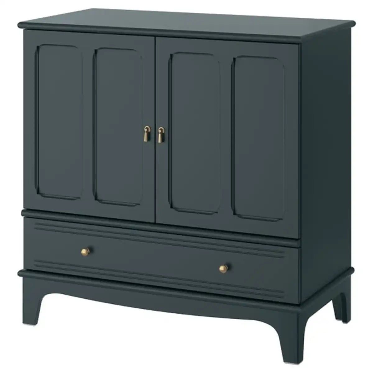 Bild 1 von LOMMARP Schrank, dunkel blaugrün, 102x101 cm