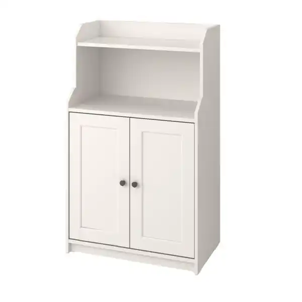 Bild 1 von HAUGA Schrank mit 2 Türen, weiß, 70x116 cm