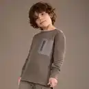 Bild 1 von Kinder-Jungen-Shirt mit Reißverschlusstasche