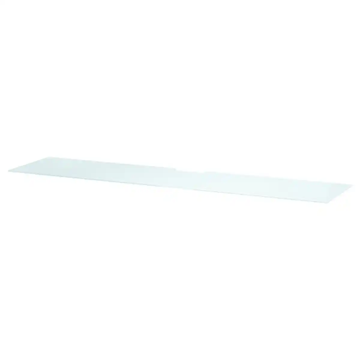 Bild 1 von BESTÅ TV-Platte, Glas weiß/hellgrün, 180x40 cm