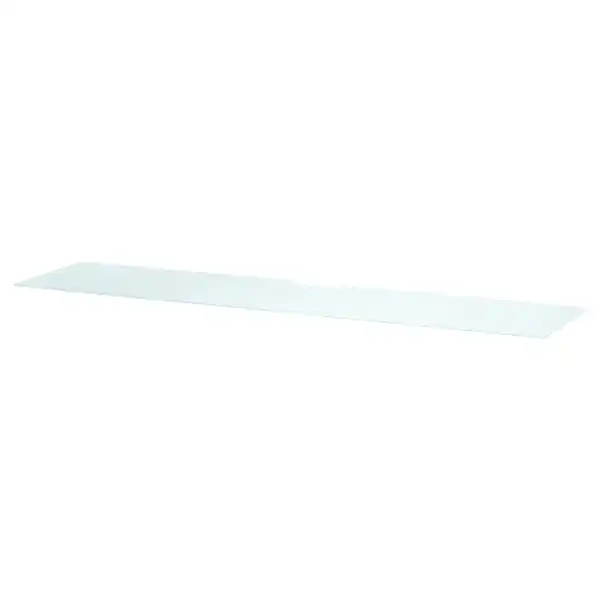 Bild 1 von BESTÅ TV-Platte, Glas weiß/hellgrün, 180x40 cm