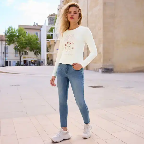 Bild 1 von Damen-Jeans mit offenen Kanten, NKD-MIAMI