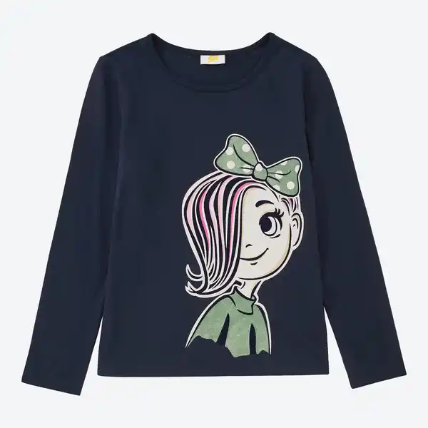 Bild 1 von Kinder-Mädchen-Shirt mit Druck