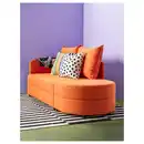 Bild 4 von LINDÅKRA 2er-Bettsofa, Knisa leuchtend orange