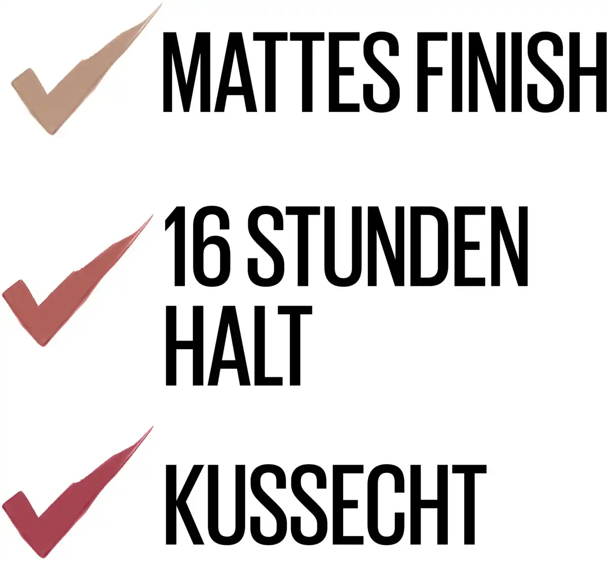 Bild 4 von Maybelline New York Lash Sensational Voller-Wimpern-Fächer Mascara Very Black + Mini Super Stay Matte Ink Lippenstift