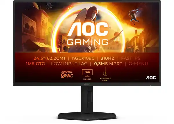 Bild 1 von 25G4SXU 62 cm (25") Gaming Monitor schwarz/grau