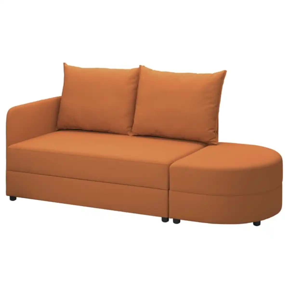 Bild 1 von LINDÅKRA 2er-Bettsofa, Knisa leuchtend orange