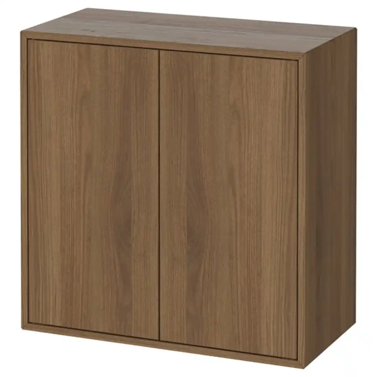 Bild 1 von EKET Schrank mit 2 Türen + 1 Boden, braun/Nussbaumnachbildung, 70x35x70 cm