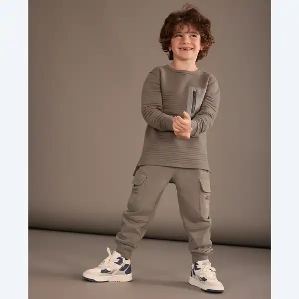 Bild 1 von Kinder-Jungen-Jogginghose mit Kordelzug