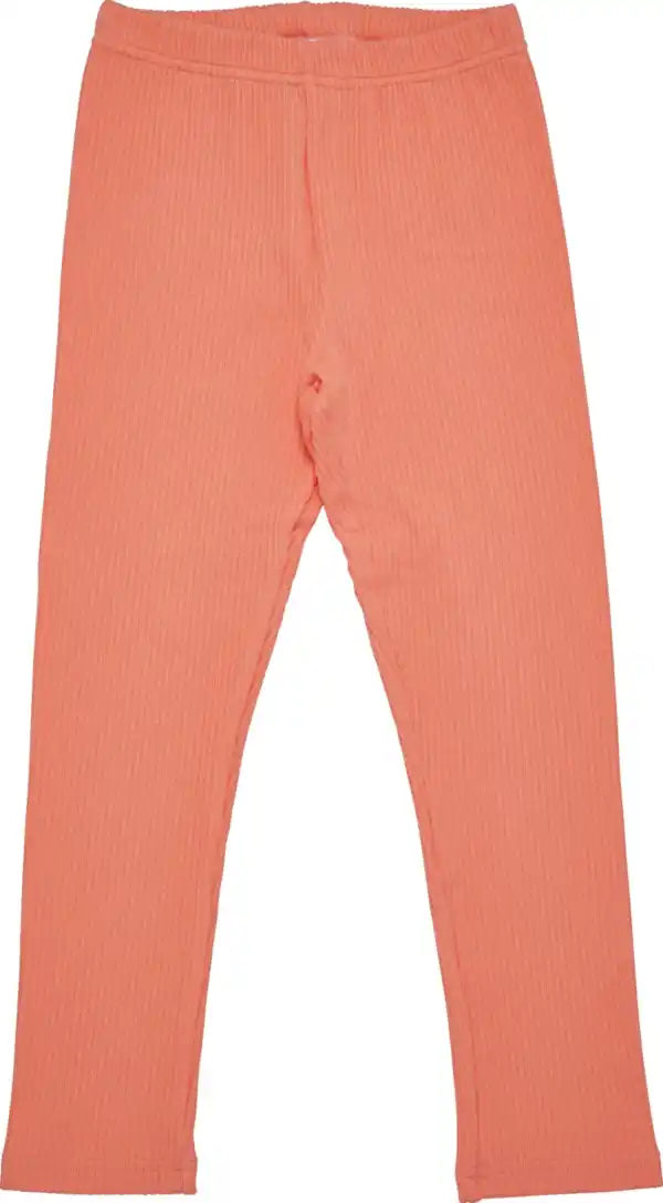 Bild 2 von under2wear kids 7/8 Leggings Jersey Rippe coralle Gr. 122/128