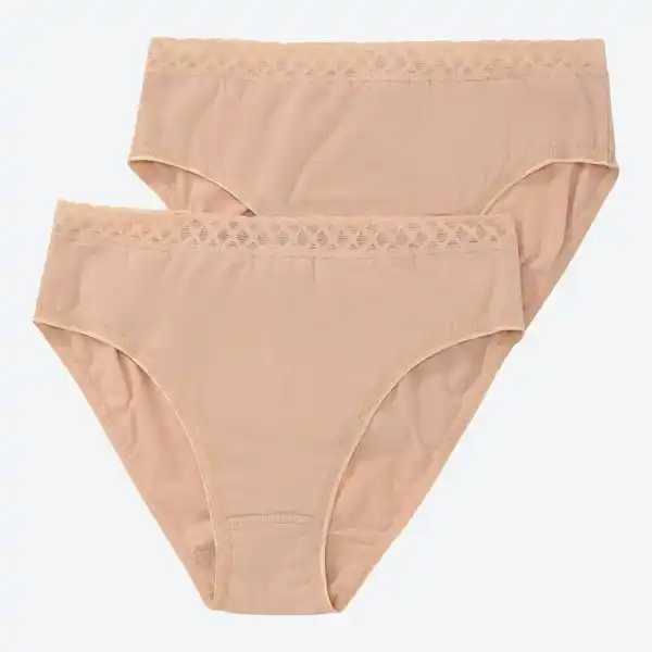 Bild 1 von Damen-Rioslip mit dekorativer Taille, 2er-Pack