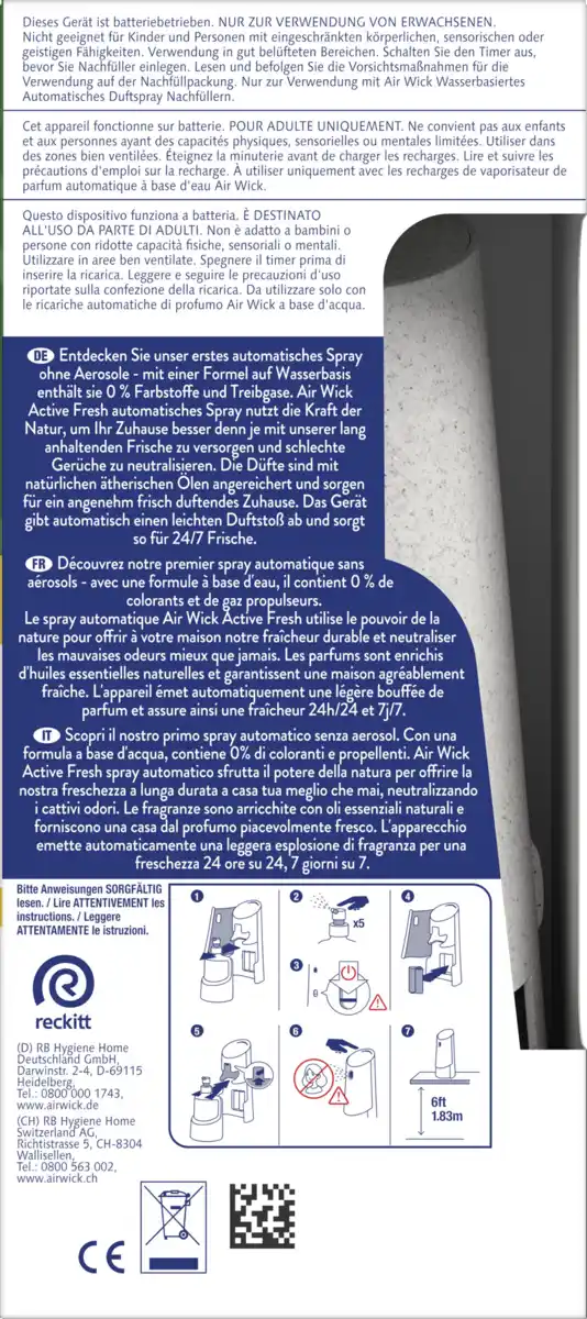 Bild 4 von Air Wick Active Fresh 24/7 Automatisches Duftspray