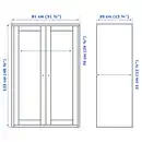 Bild 3 von HAVSTA Schrank, graubeige, 81x35x123 cm