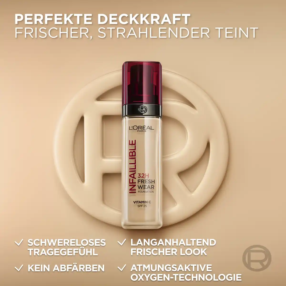 Bild 1 von Maybelline New York 32 Stunden Fresh Wear Make-up 220 Sand + 3-Sekunden Fixierspray