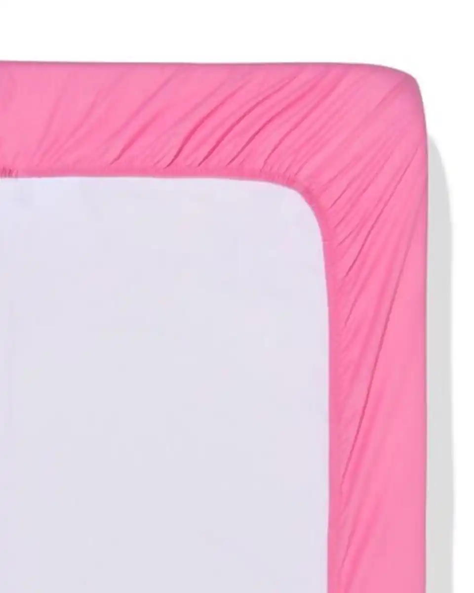 Bild 3 von Spannbettlaken 160x200 cm weiche Baumwolle pink
