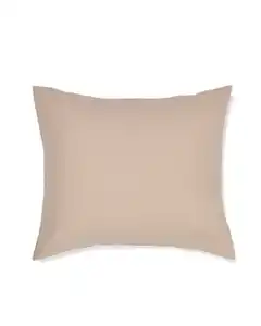Kopfkissenbezug 60x70 cm weiche Baumwolle taupe