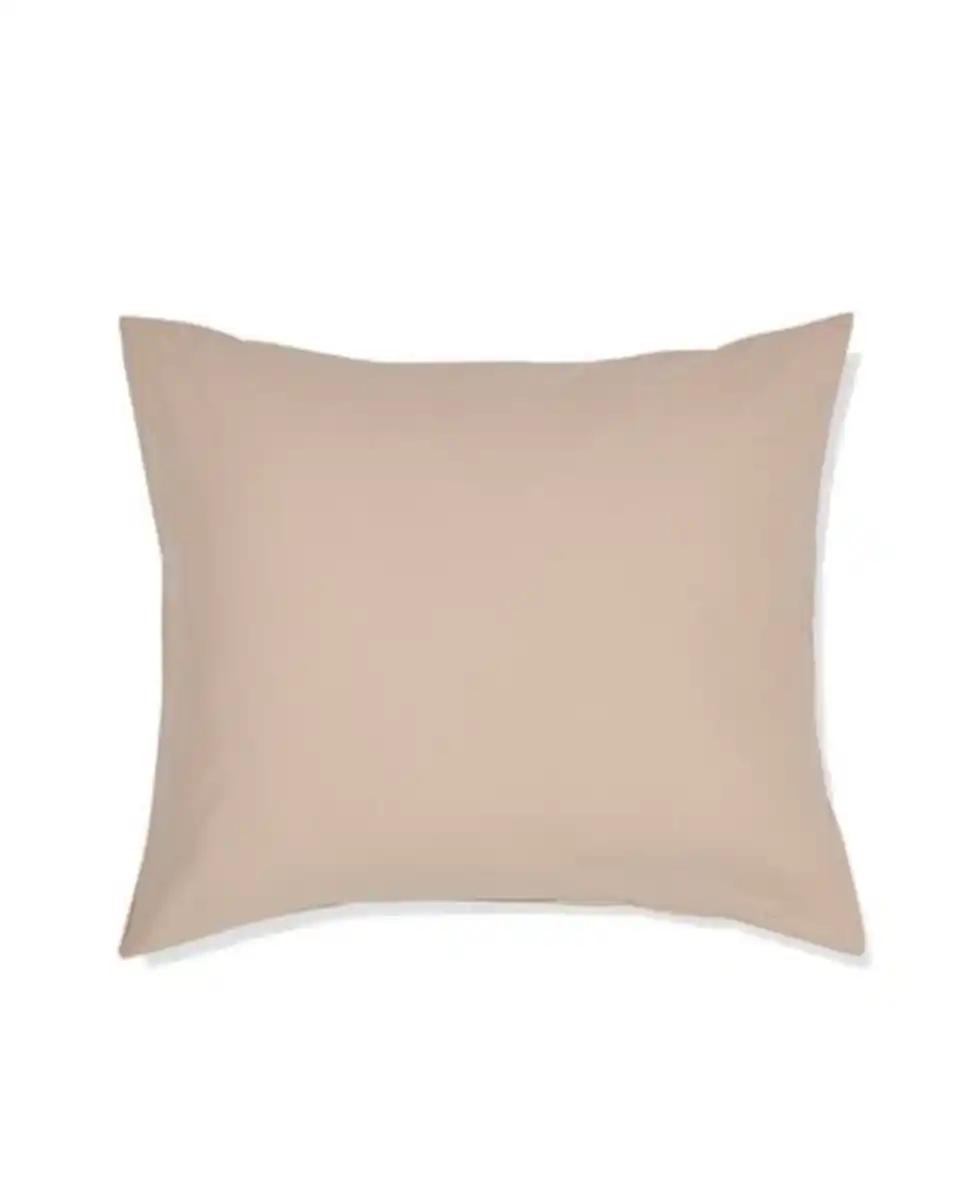 Bild 1 von Kopfkissenbezug 60x70 cm weiche Baumwolle taupe