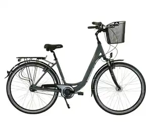 HAWK Bikes Fahrrad »City Wave Deluxe Plus«, grau, 28 Zoll, 46-cm-Rahmen