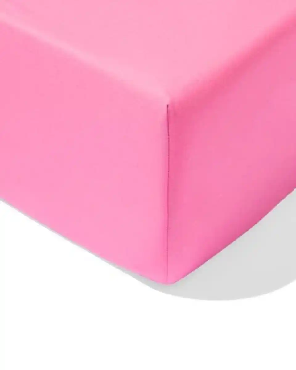 Bild 1 von Spannbettlaken 160x200 cm weiche Baumwolle pink