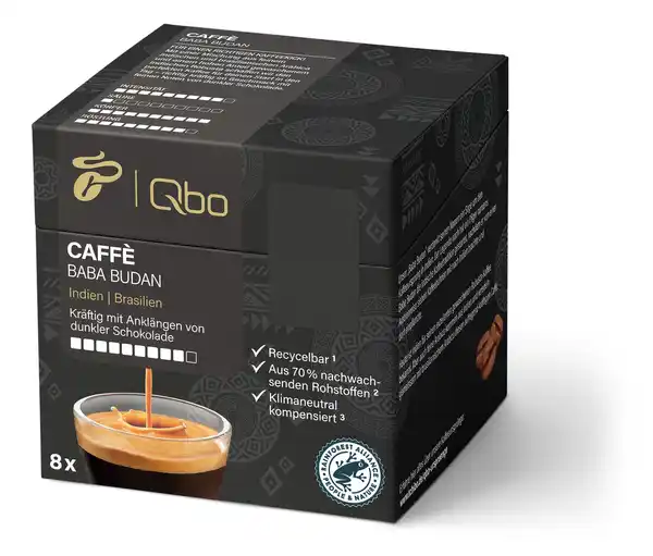 Bild 1 von Qbo Caffè BABA BUDAN - 8 Kapseln