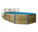 Bild 1 von Weka-Massivholz-Gartenpool inkl. Abdeckhaube, ca. 714 x 116 x 376 cm