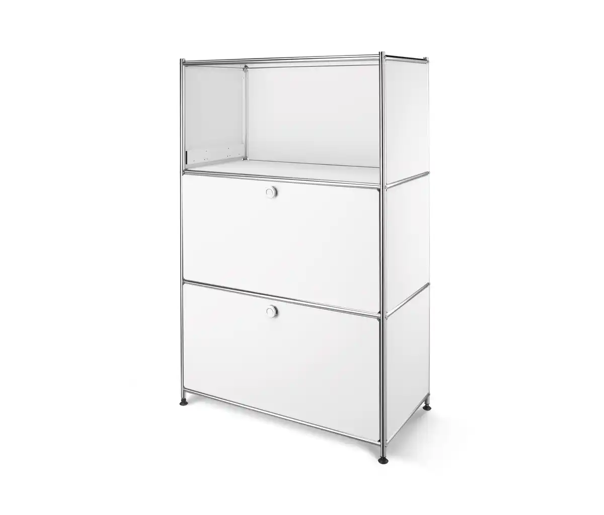 Bild 1 von Regal Metall »CN3« mit 2 Klappenfächern, weiß