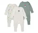 Bild 1 von Baby-Pyjama, weiß/grün