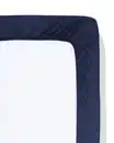 Bild 3 von Spannbettlaken 180x220 cm weiche Baumwolle dunkelblau