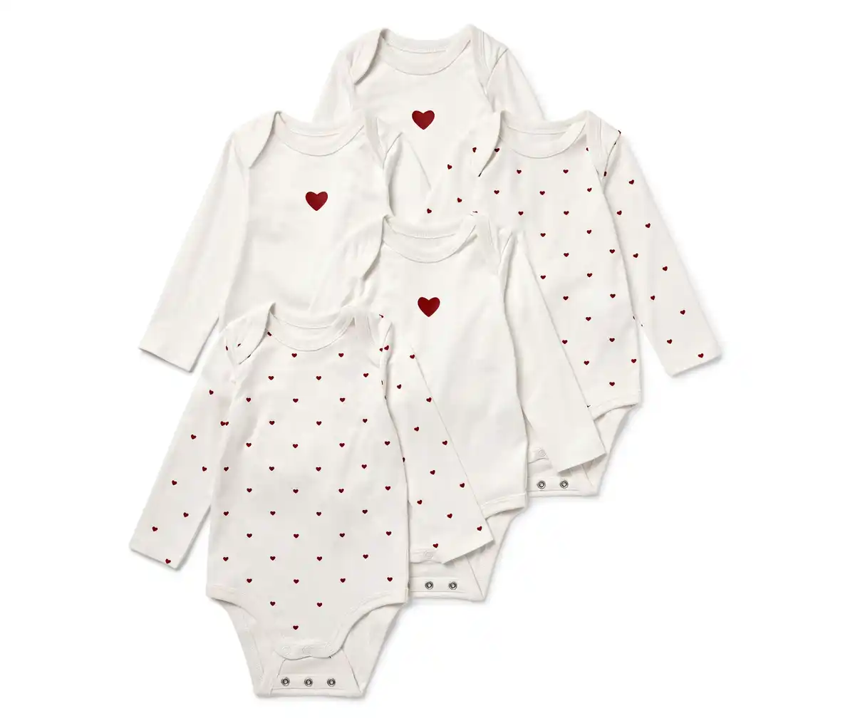 Bild 1 von 5 Baby-Bodys mit Mitwachsfunktion