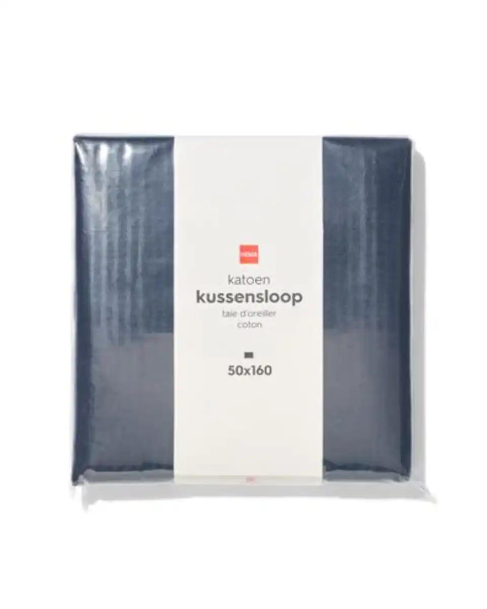 Bild 3 von Kopfkissenbezug 50 × 160 cm, weiche Baumwolle, dunkelblau