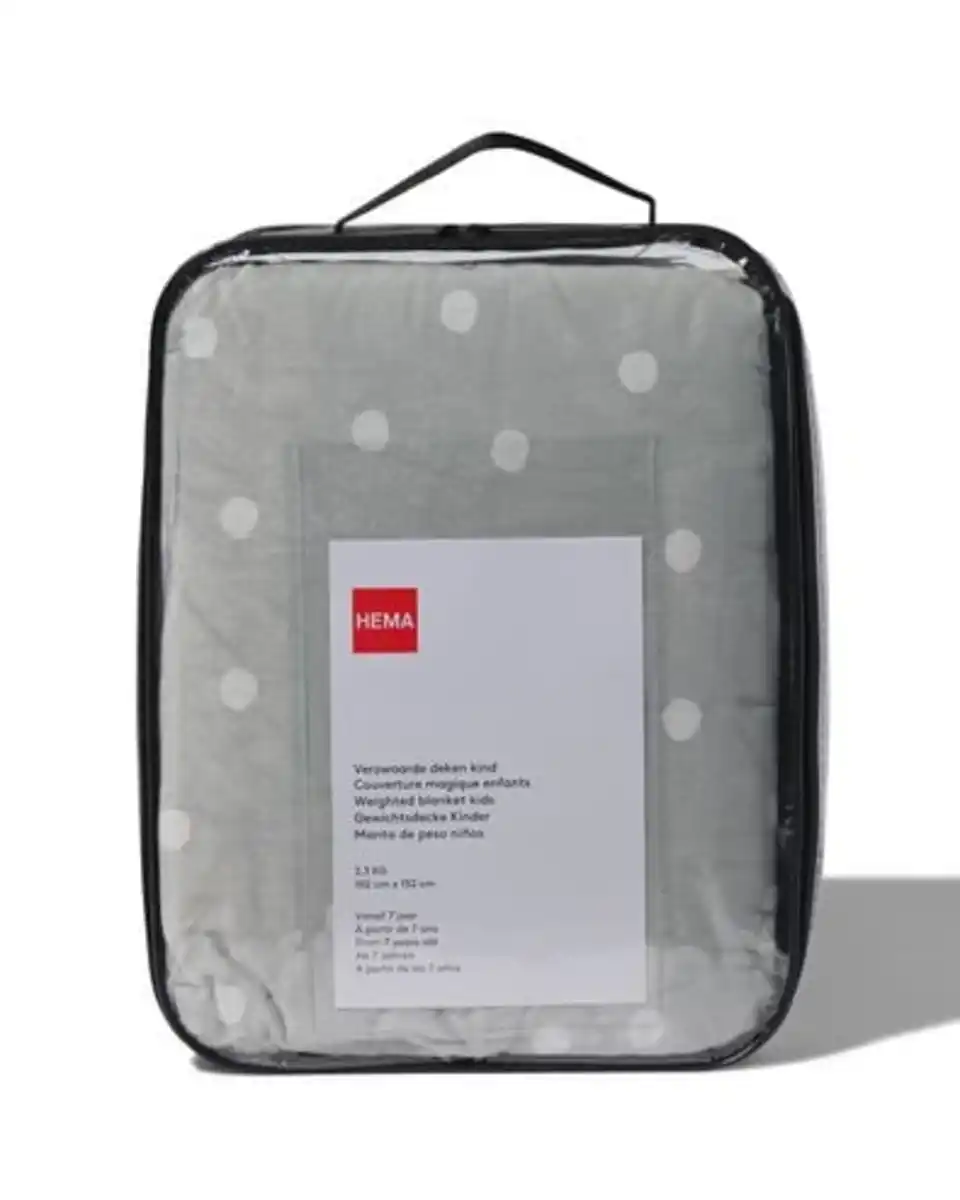 Bild 3 von Gewichtsdecke Kind, 102x152cm, 2,3kg, Grau