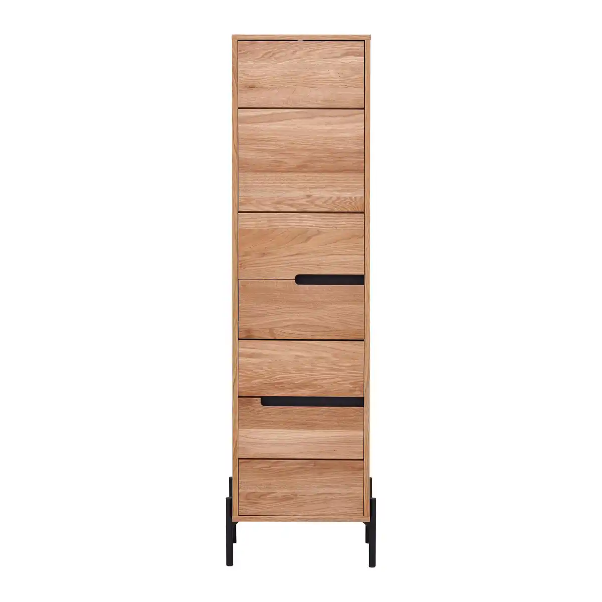 Bild 1 von Hochschrank Avanto Eichefarben/Schwarz