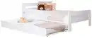 Bild 1 von Bett Bennet mit Ausziehbett ca. 90x200 cm Weiß, Weiß