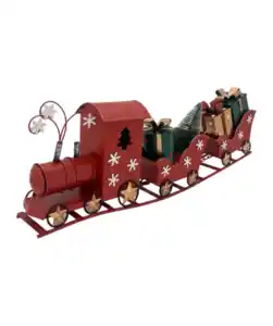 Weihnachtlicher Deko-Zug, rot