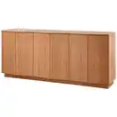 Bild 1 von Livetastic Kommode Zuma, Eiche, Holz, Eiche, furniert, 3 Fächer, 200x85x45 cm, stehend, Garderobe, Garderoben Kommoden