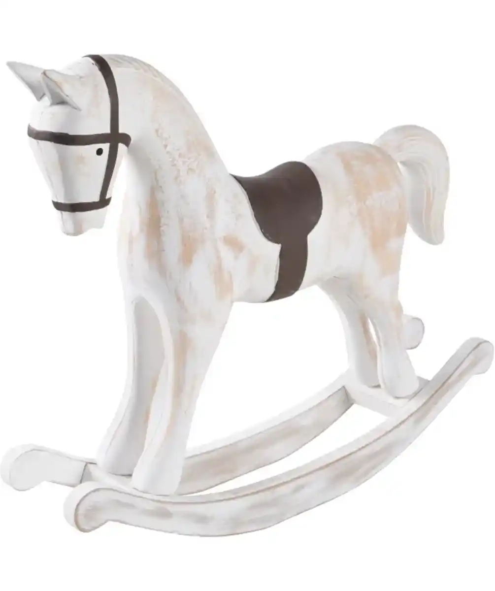 Bild 1 von Deko-Schaukelpferd Weihnachten, naturfarben
