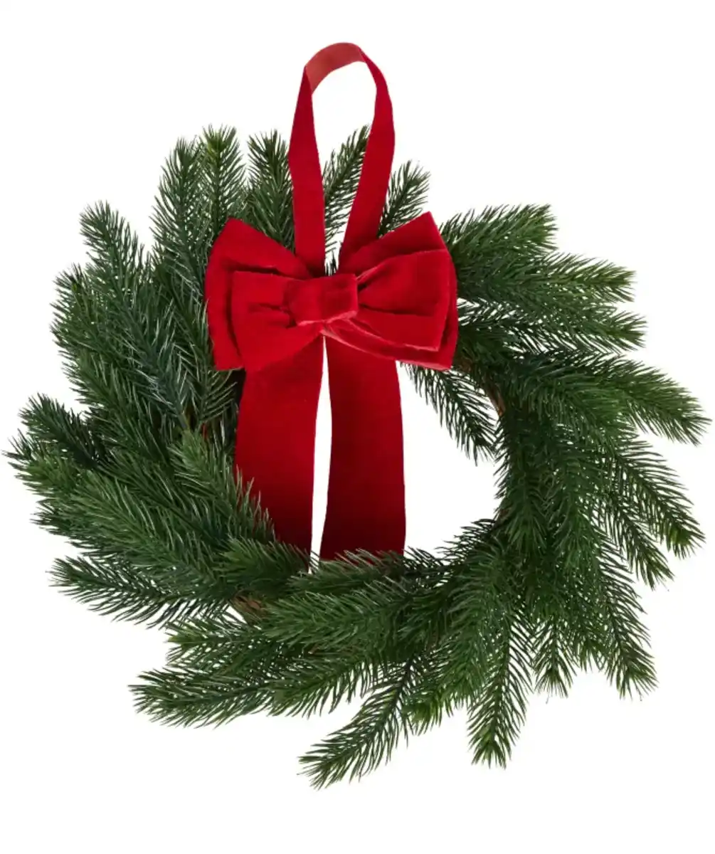 Bild 1 von Deko-Kranz Weihnachten, rot