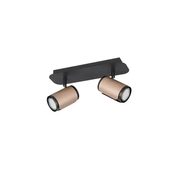 Bild 1 von Trio Leuchten Strahler, Schwarz, Braun, Metall, 12x16x30 cm, Lampen & Leuchten, Leuchtenserien