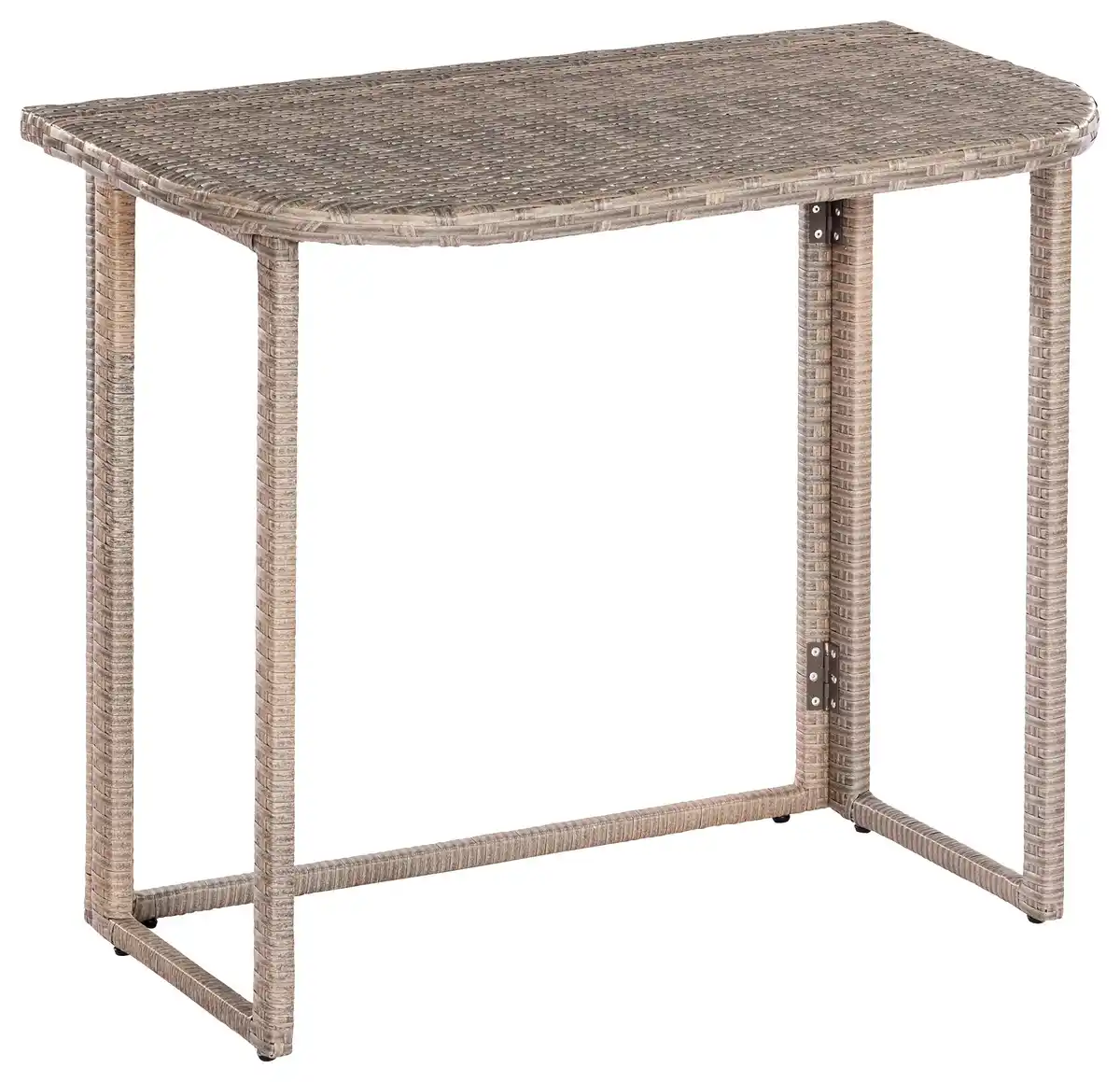 Bild 1 von Gartentisch klappbar Metall/Kunststoff L: 90 cm, Naturfarben