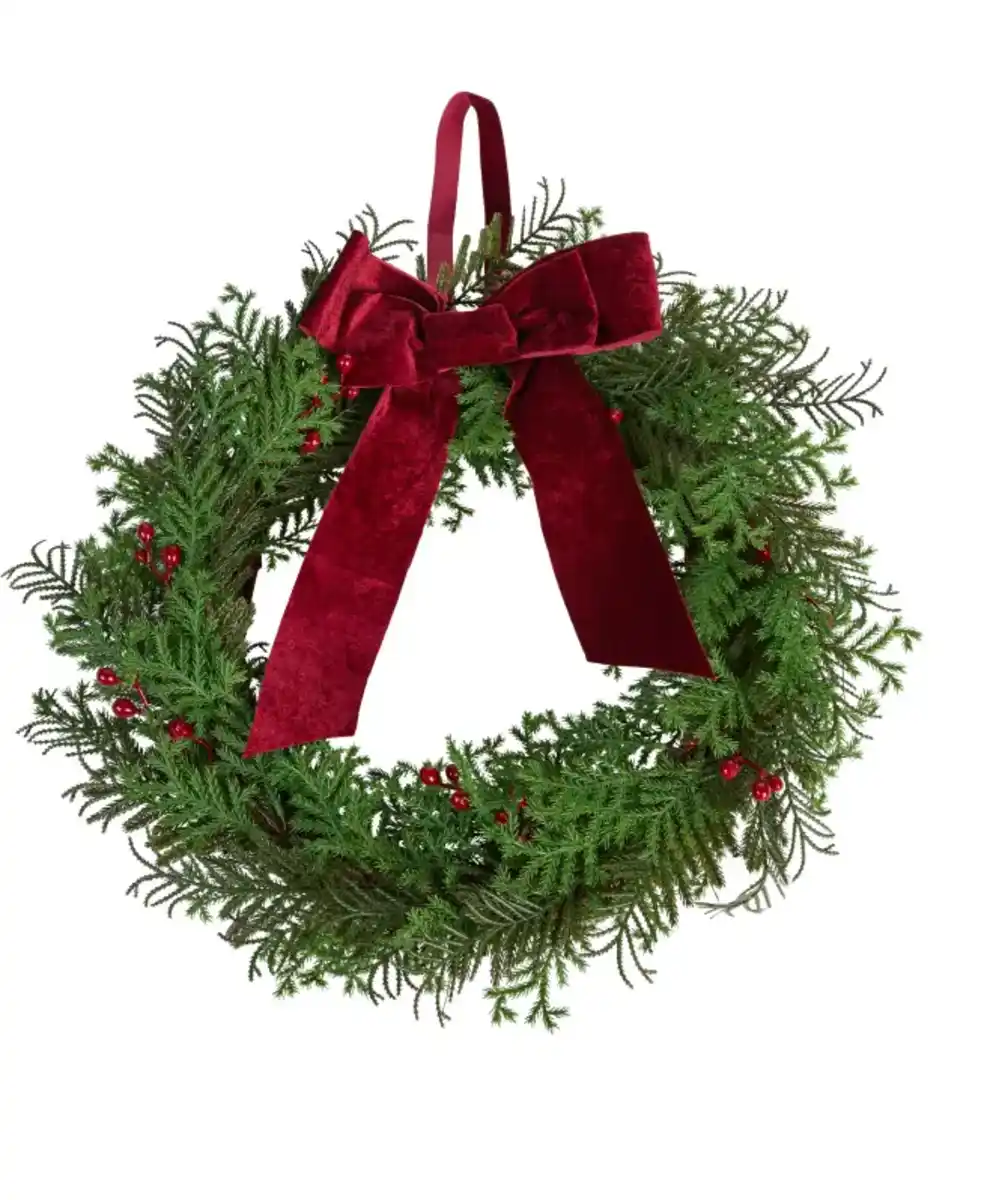 Bild 1 von Deko-Kranz Weihnachten, rot