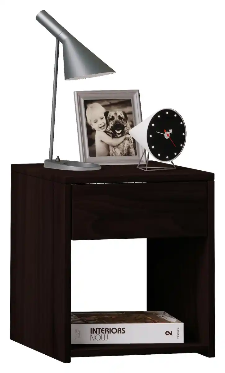 Bild 1 von Nachtkästchen in Walnussfarbe Sledo Mini, Walnussfarben