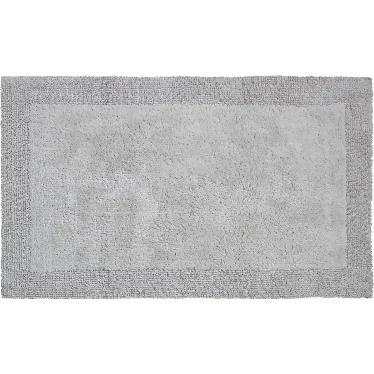Bild 1 von Grund Badteppich Luxor, Grau, Textil, Abstraktes, rechteckig, 80x150 cm, Oeko-Tex® Standard 100, für Fußbodenheizung geeignet, rutschfest, Badtextilien, Badematten