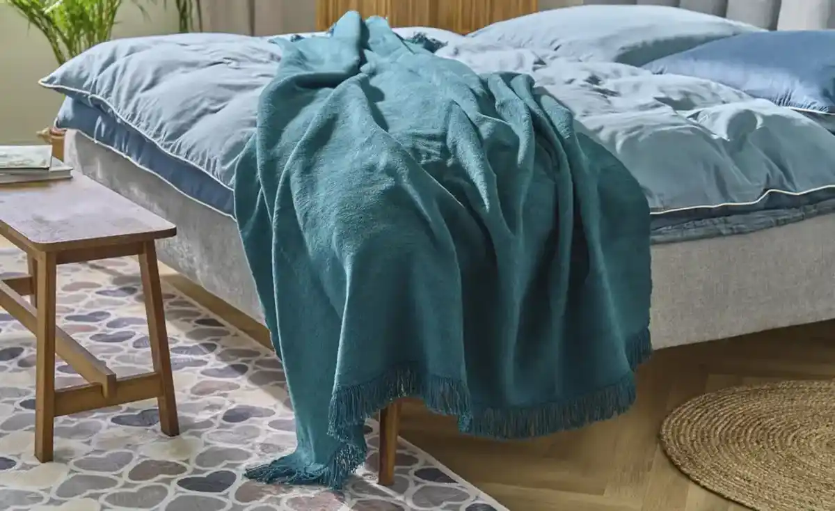 Bild 1 von como Wohndecke mit Fransen Sophia