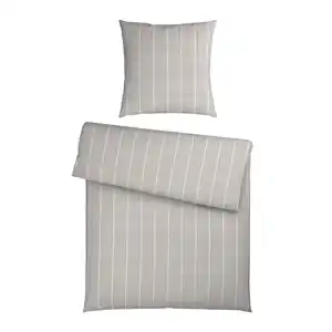 Bettwäsche Tyline XL Hellgrau ca. 220x155cm, Hellgrau