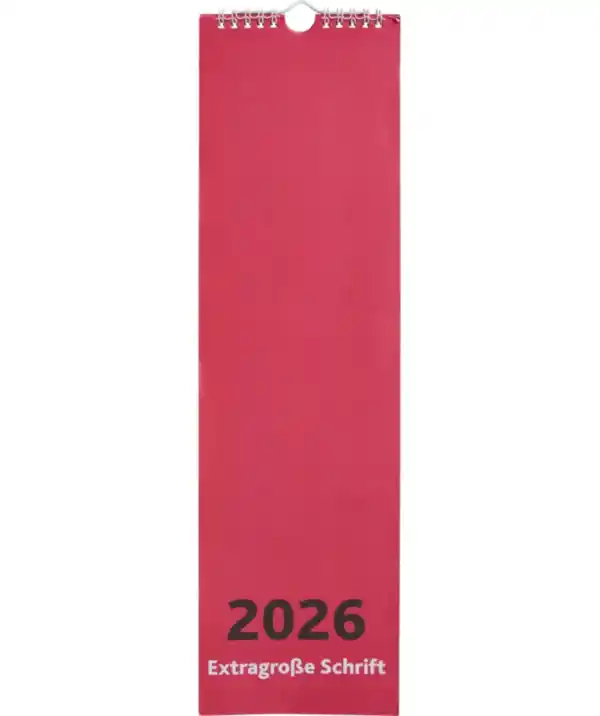 Bild 1 von Wandkalender 2026, rot