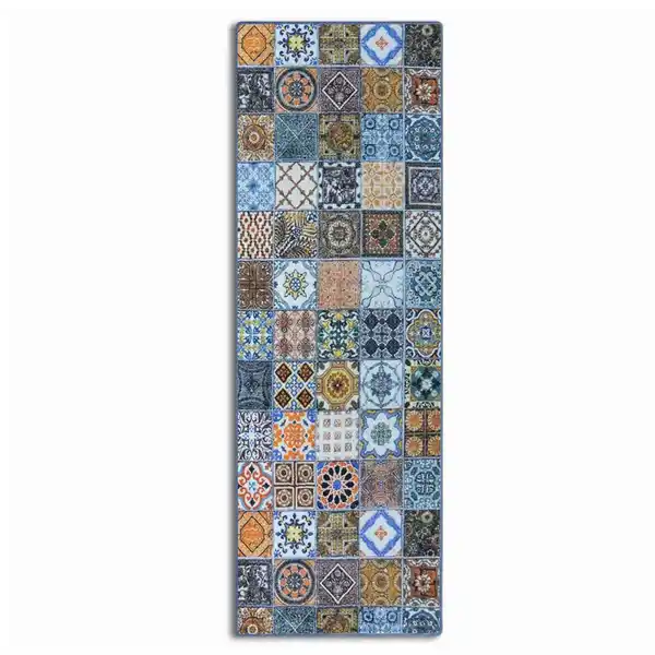 Bild 1 von Novel Läufer Bonita, Mehrfarbig, Textil, Uni, rechteckig, 80x500 cm, pflegeleicht, Teppiche & Böden, Teppiche, Teppichläufer