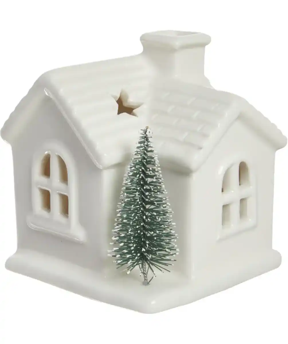 Bild 1 von LED-Haus Weihnachten, weiß