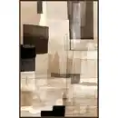 Bild 1 von Monee Bild, Braun, Textil, Kunststoff, Holz, Kiefer, vollmassiv, rechteckig, 80x120 cm, glänzend, Bilder und Zubehör, Wandbilder, Sonstige Wandbilder