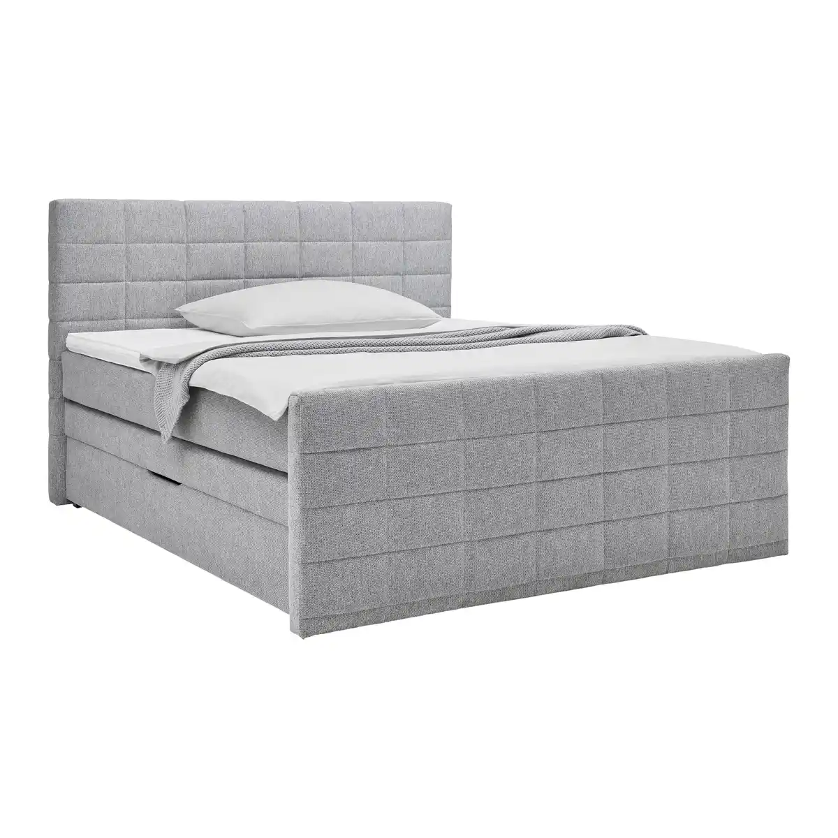 Bild 1 von Boxspringbett Damon Silber ca. 180x200cm, Silberfarben